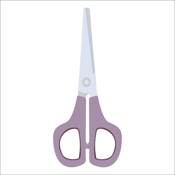 孤立的图像剪刀在白色的背景图片下载