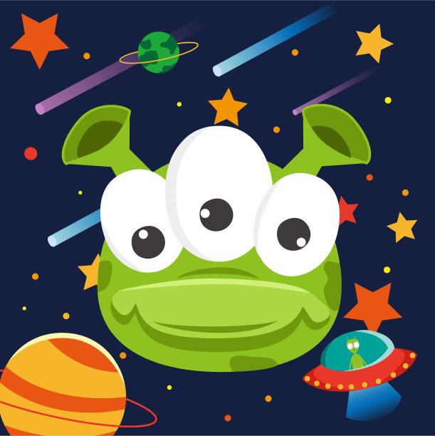 插画外星人图片下载
