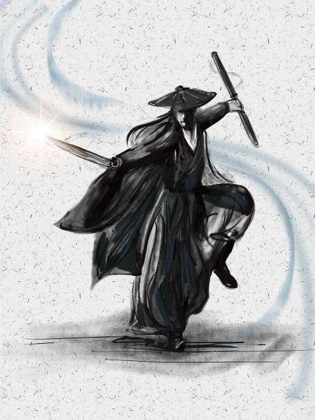 元素水墨江湖大侠图片下载