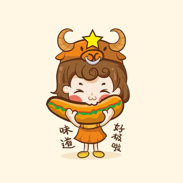 12星座金牛座卡通图片下载