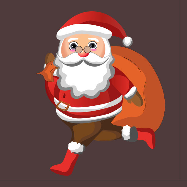 圣诞老人送礼物图片图片下载