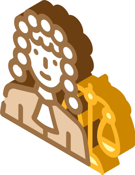 评判女性工作等距图标图片下载