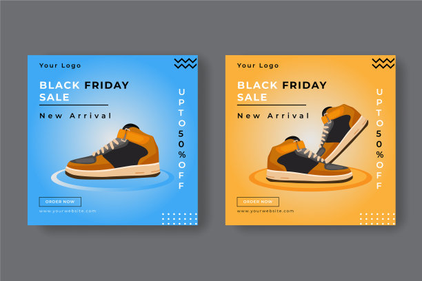 “黑色星期五”打折活动在社交媒体上发布图片下载