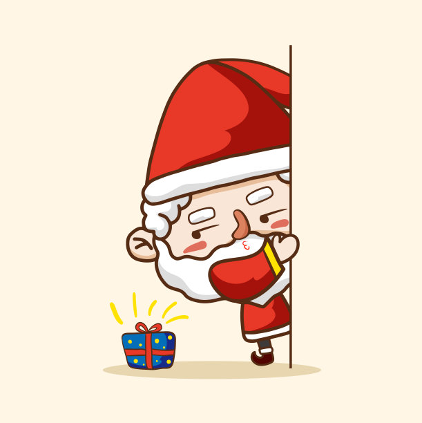 圣诞老人送礼物图片图片下载