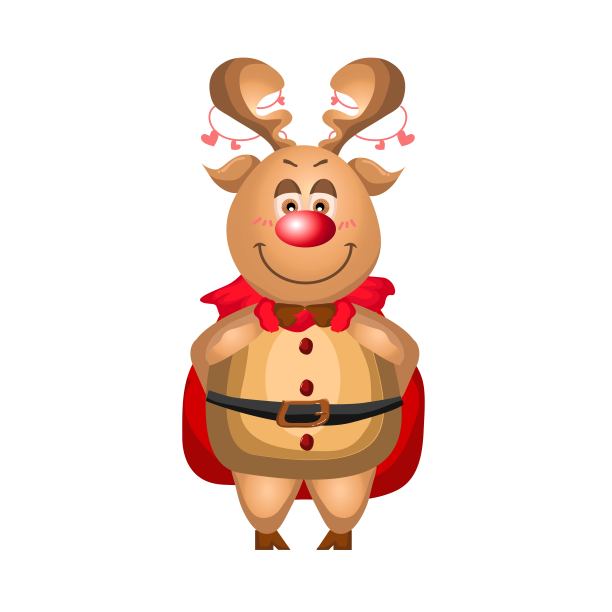驯鹿卡通图片图片下载