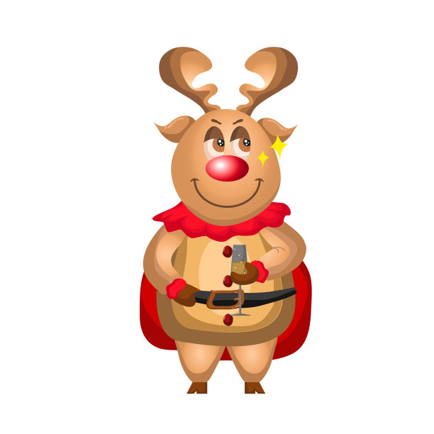 角鹿卡通图片图片下载