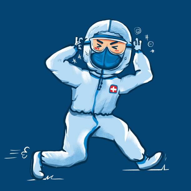 元素抗疫奔走在前线得英雄图片下载