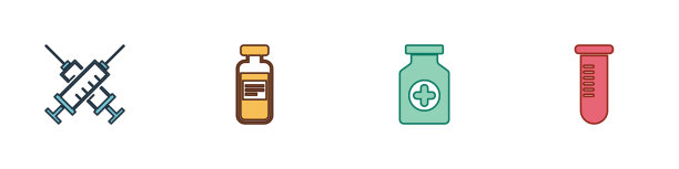 设置交叉注射器医用小瓶安瓿图片下载