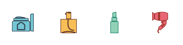 集膏霜、化妆管、香水、口红等图片下载