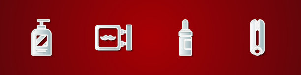 设瓶洗头、理发、修胡子图片下载