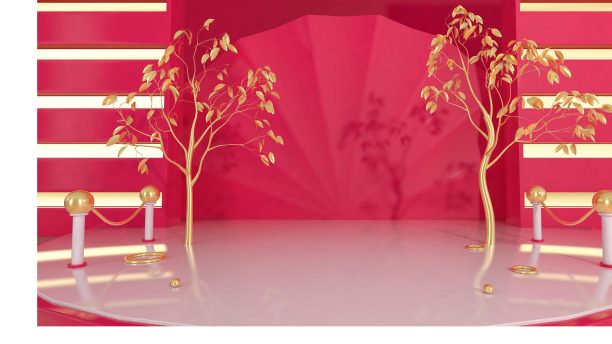 原创粉色中国风背景素材图片