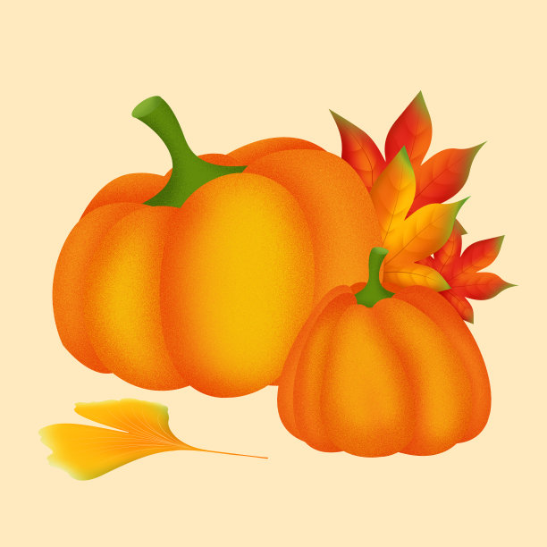 手绘可爱秋季南瓜图片下载