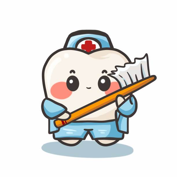 原创牙齿护士IP设计图片下载