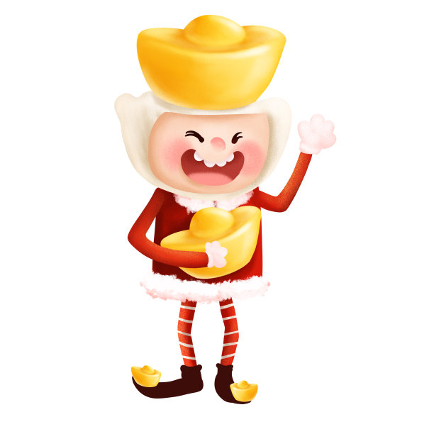 原创元宝饺子怪插画图片下载