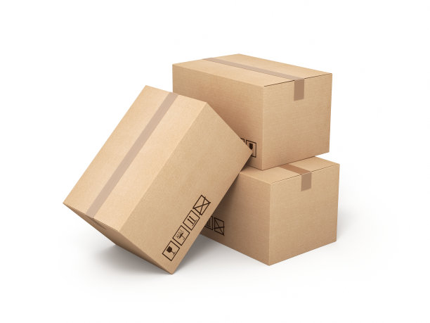 纸板箱库存照片图片下载
