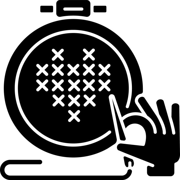 十字拼接黑色字形图标图片下载