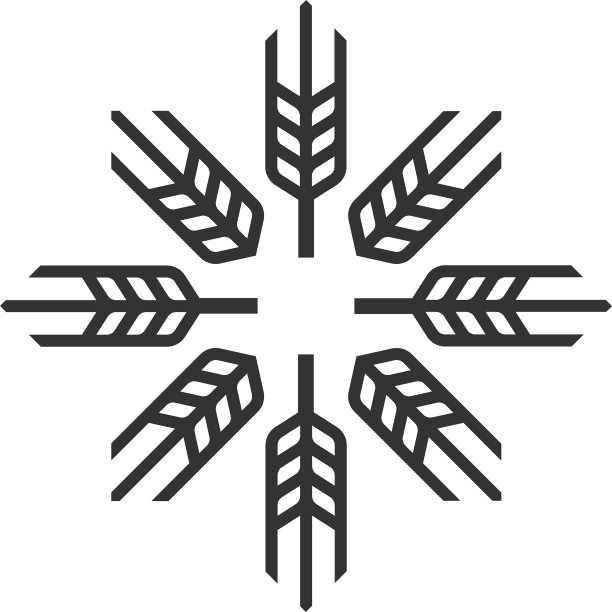 面包房标志小麦面包食物种子谷物黑麦谷物图片下载