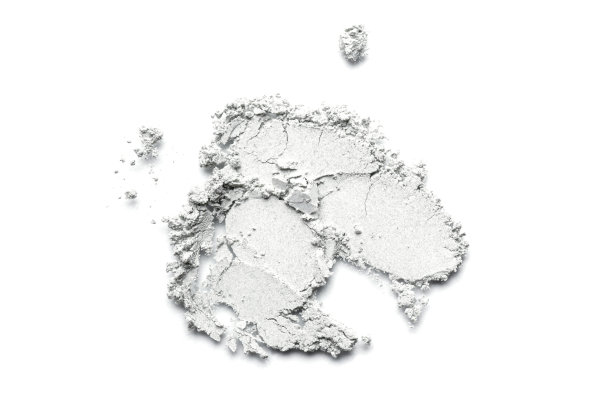 灰色粉状眼影或化妆泥的质地。图片下载