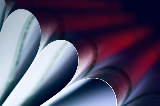 折叠白纸笔记本独特的照片图片下载