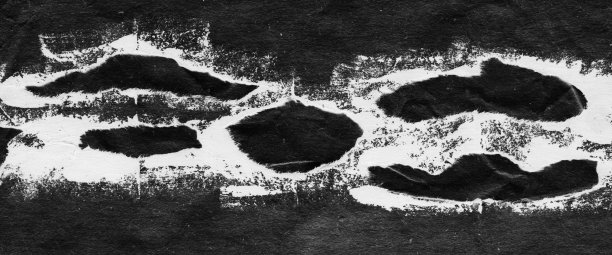 抽象景观，黑白极简艺术插画。图片下载