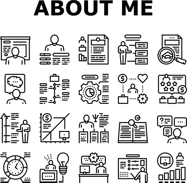 关于我的演示集合图标集图片下载