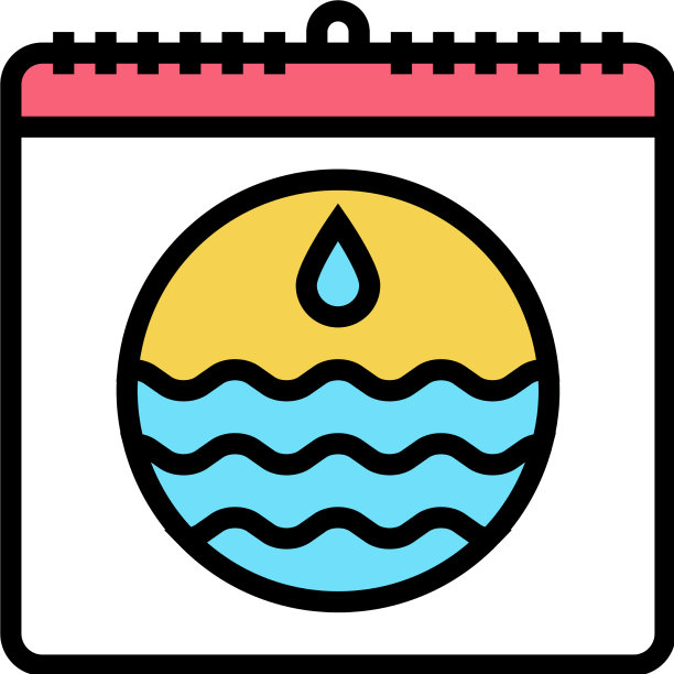 世界水日颜色图标图片下载