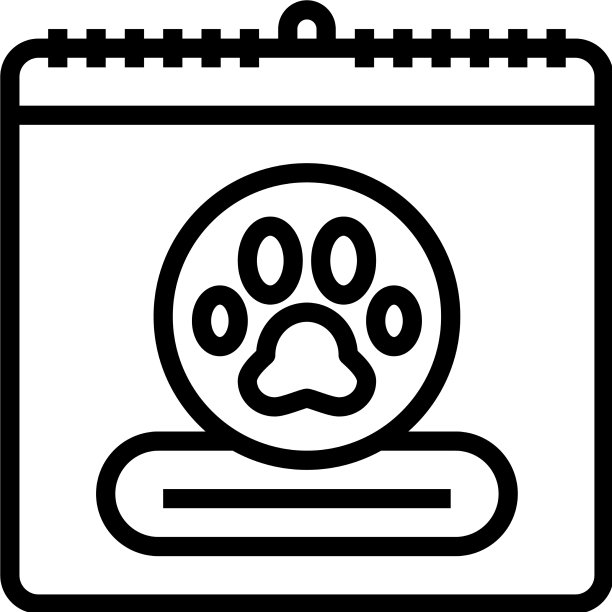 世界动物日线图标图片下载