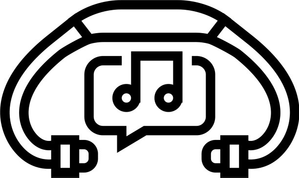 音乐耳机线图标图片下载