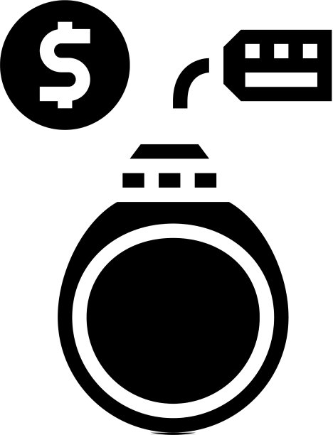 戒指出租字形图标标志图片下载