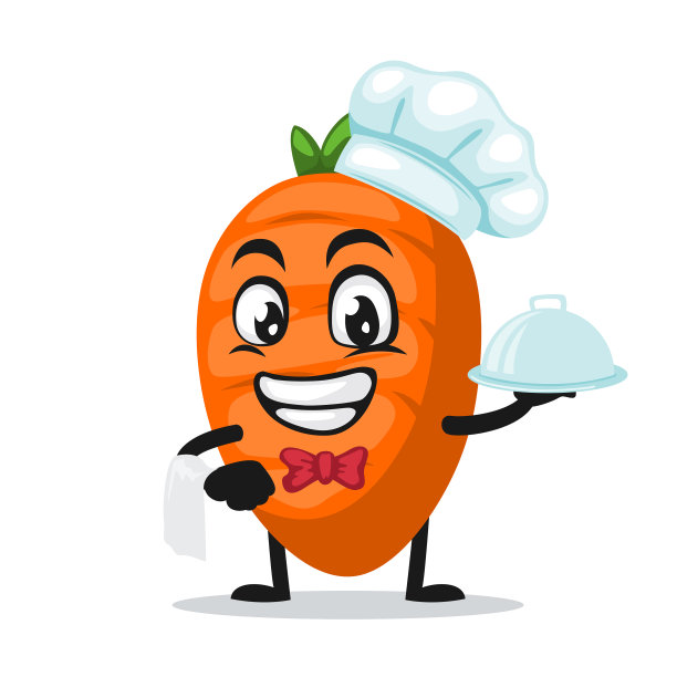 胡萝卜角色或吉祥物图片下载