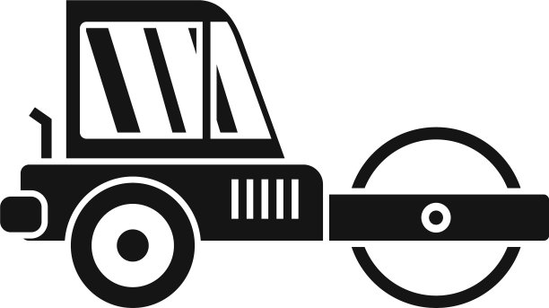 机器压路机图标样式简单图片下载