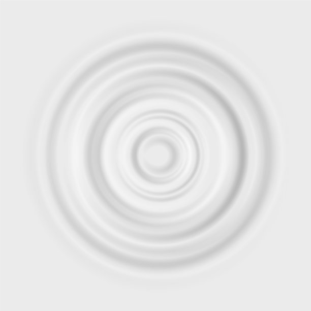 牛奶波纹现实的圆波浪上的白色图片下载