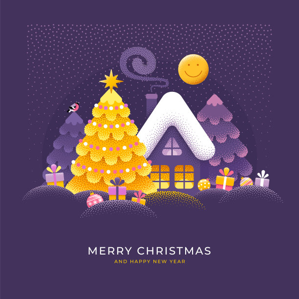 圣诞快乐，恭贺新禧图片下载