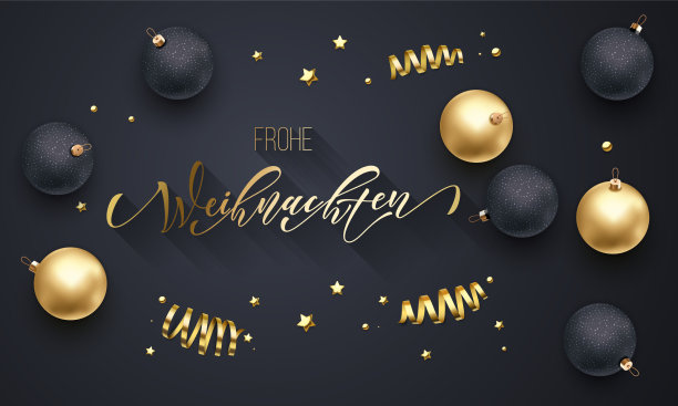 Frohe weihnachten德国圣诞快乐图片下载