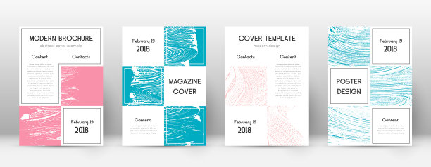 封面页设计模板商业宣传册layo图片下载