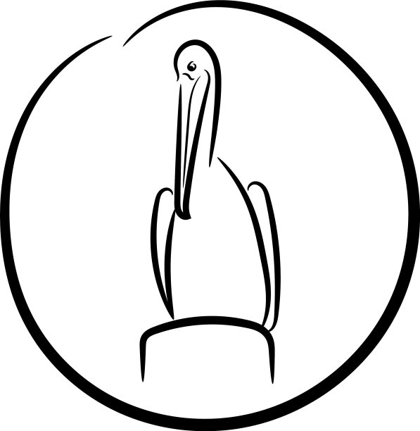 鹈鹕的标志图片下载