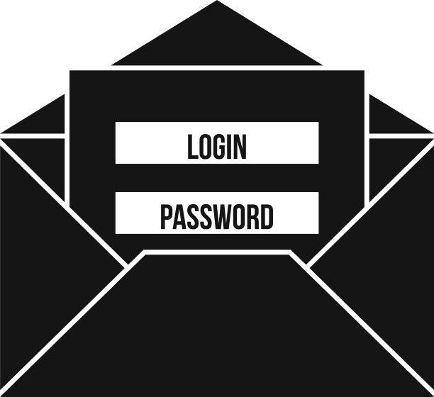 电子邮件登录密码图标样式简单图片下载
