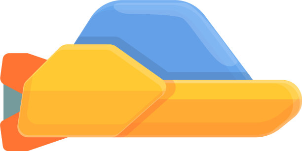 深海潜水器图标卡通风格的潜艇图片下载