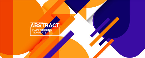 用简洁的几何抽象背景图片下载