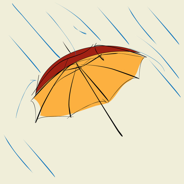 红色的伞图片下载