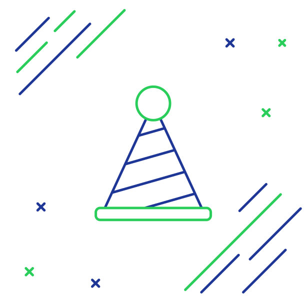 线党帽子图标孤立在白色背景图片下载