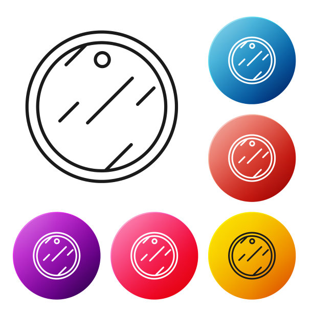 黑线切割板图标孤立在白色上图片下载