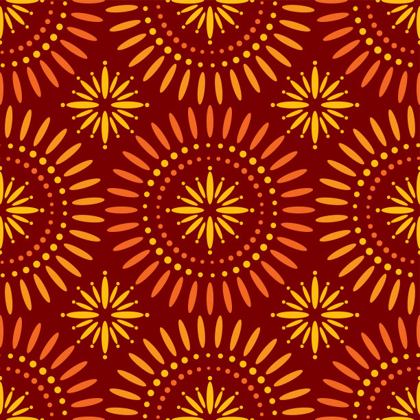 无缝非洲星Shweshwe图案图片下载