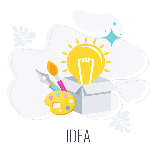 灯从纸板箱里弹了出来。跳出思维定势图片下载