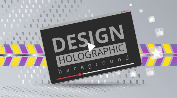 在线视频平台页眉或页脚横幅模板与复制空间。数字商务推广，视频广告-社交媒体营销。图片下载