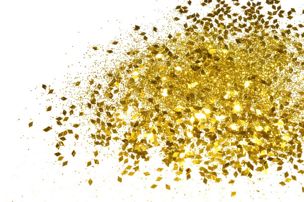 背景与金色闪光的白色背景图片下载