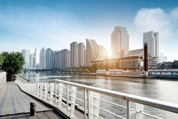 中国天津城市建筑景观图片下载