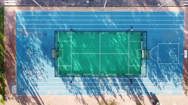 球场鸟瞰图图片下载