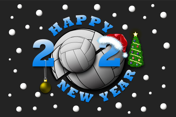 2021年新年快乐，还有排球图片下载