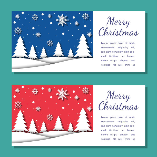 圣诞背景卡片模板设计图片下载